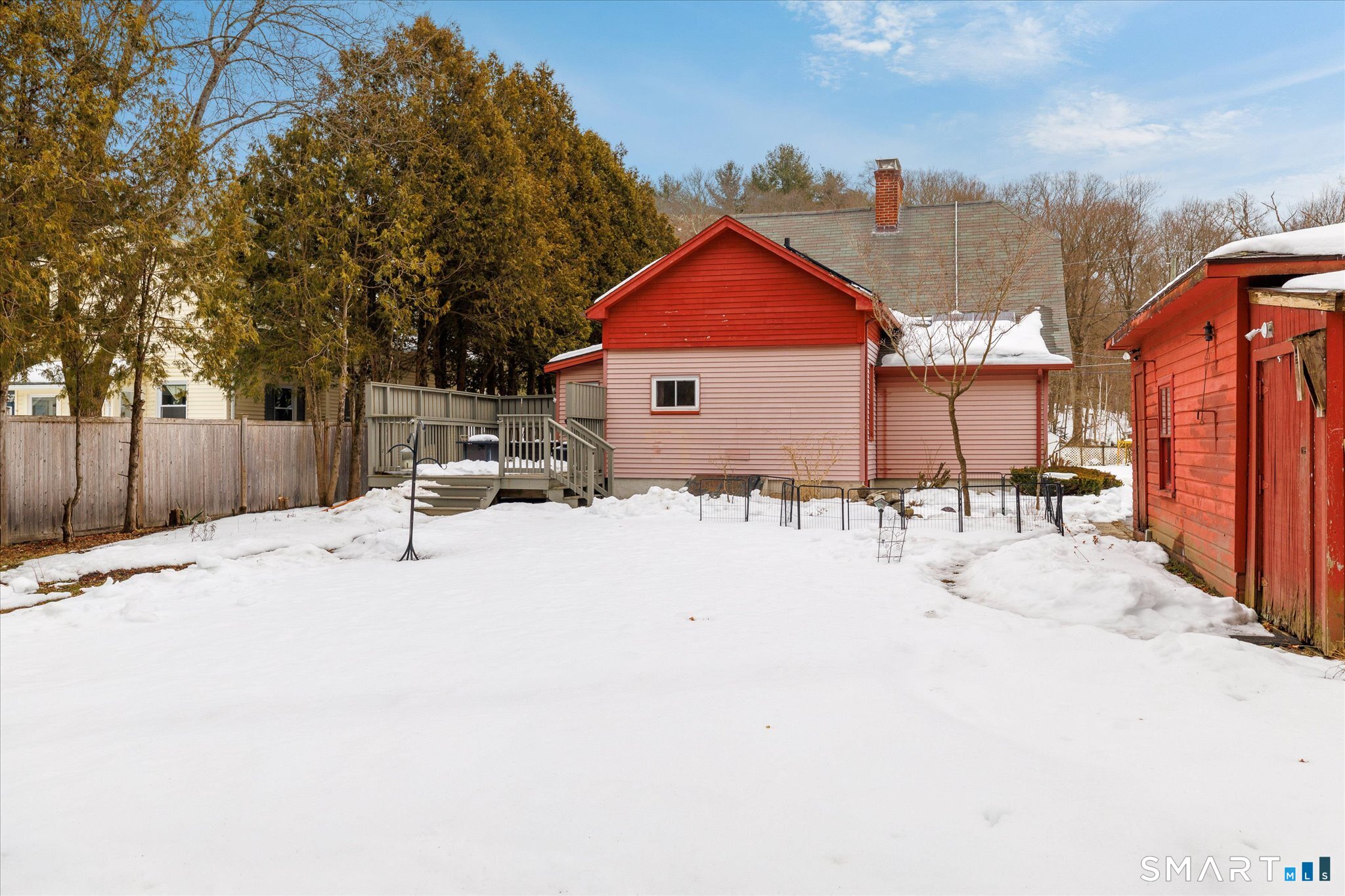 119 Quercus Avenue Windham, CT 06226 - Photo 23 of 30 a view of a house with a yard covered in snow