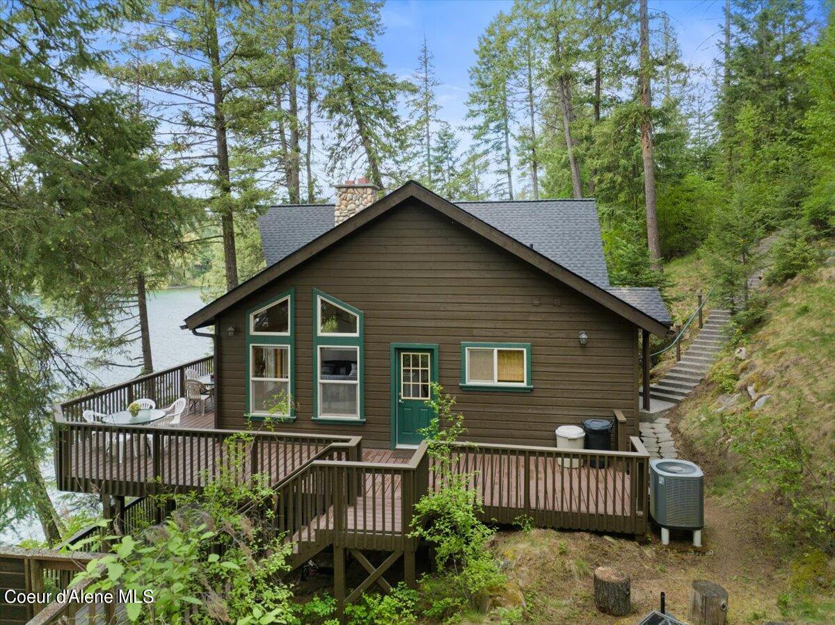 7373 East Hayden Haven Road Hayden, ID 83835 - Photo 27 of 36 27-Aerial back of home