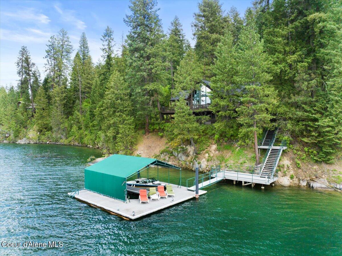 7373 East Hayden Haven Road Hayden, ID 83835 - Photo 34 of 36 34-Aerial back of home