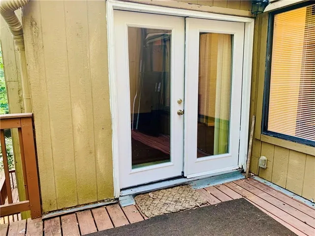 a view of an entryway door