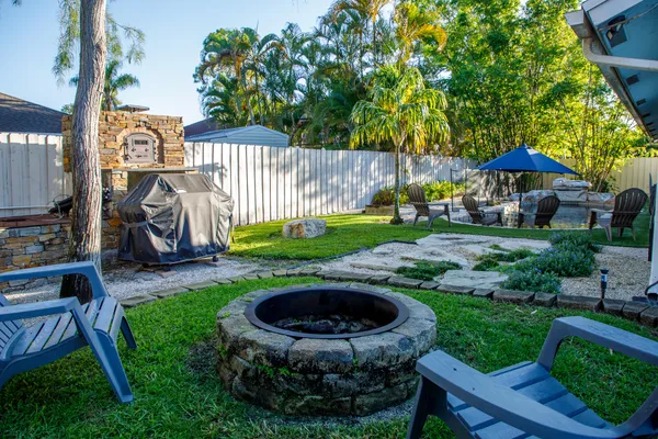 a view of outdoor space and yard