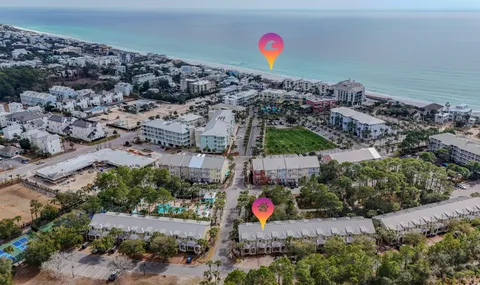an aerial view of house with outdoor space