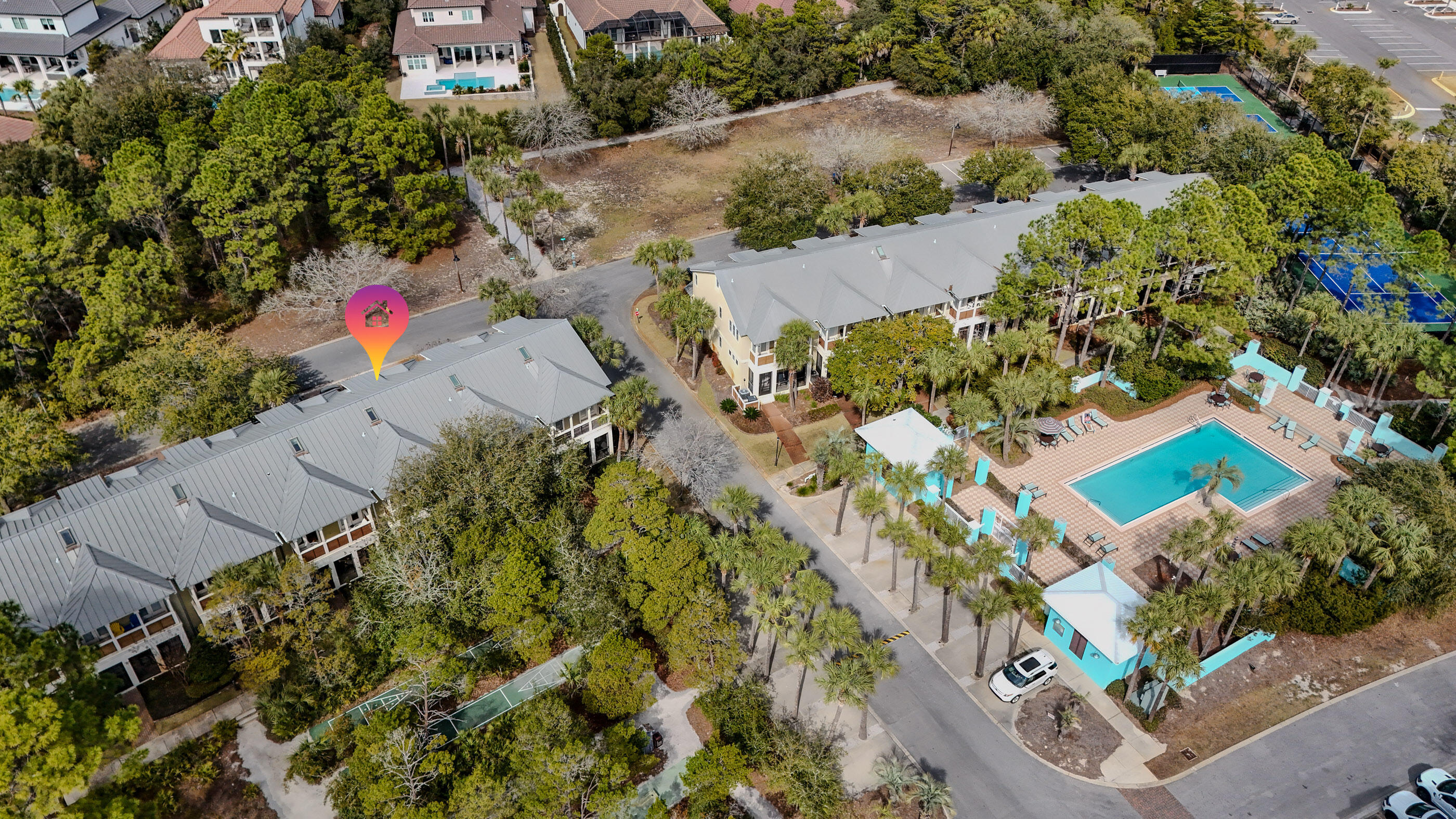13 West Henry Court, Unit 52 Santa Rosa Beach, FL 32459 - Photo 34 of 37 Aerial View