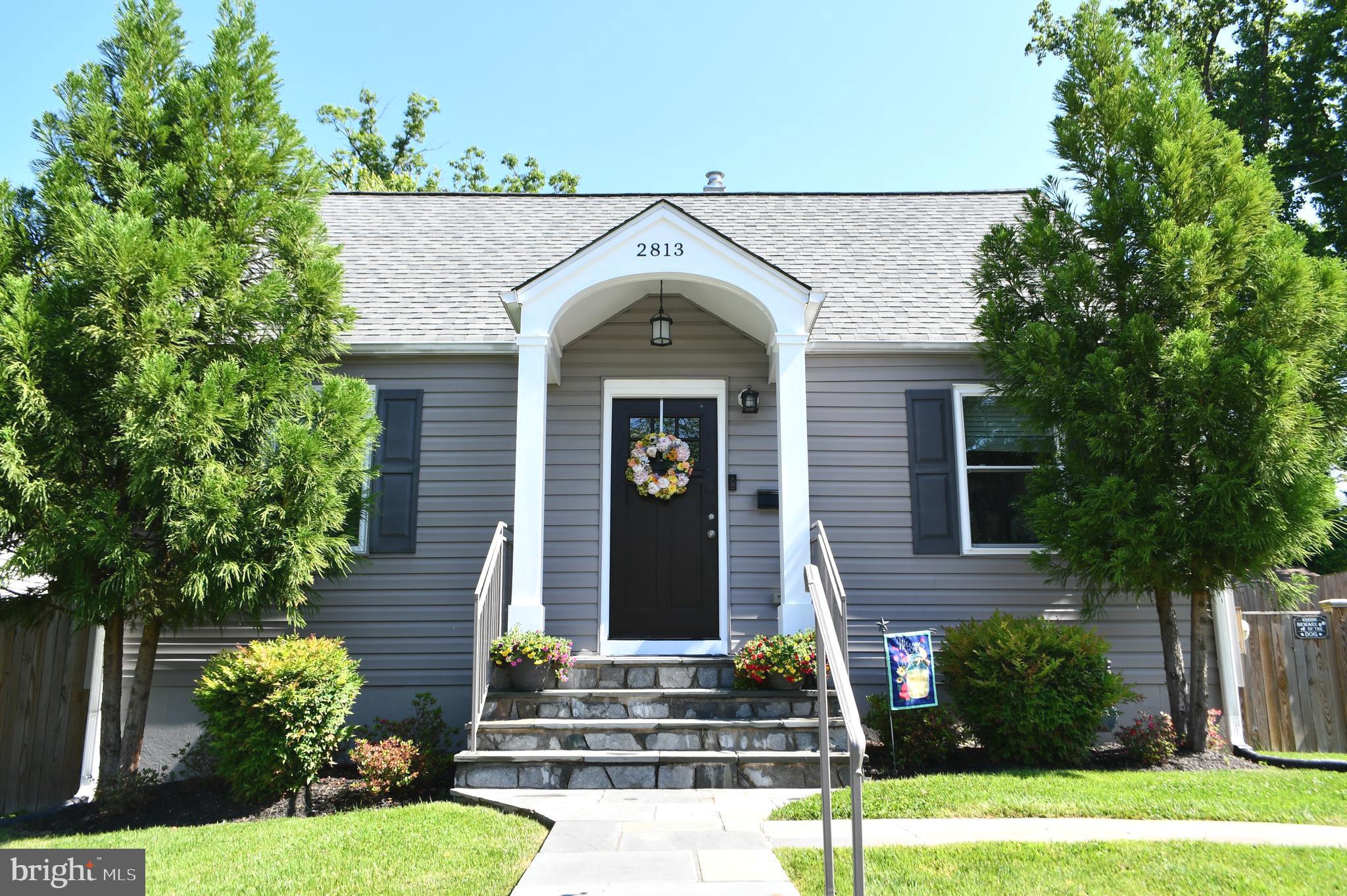 2813 Newton Street Silver Spring, MD 20902 - Photo 69 of 79 Charming Portico with Arched Ceiling