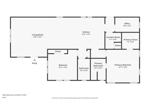 $349,000 | 4824 Calmont Avenue, Fort Worth, TX 76107