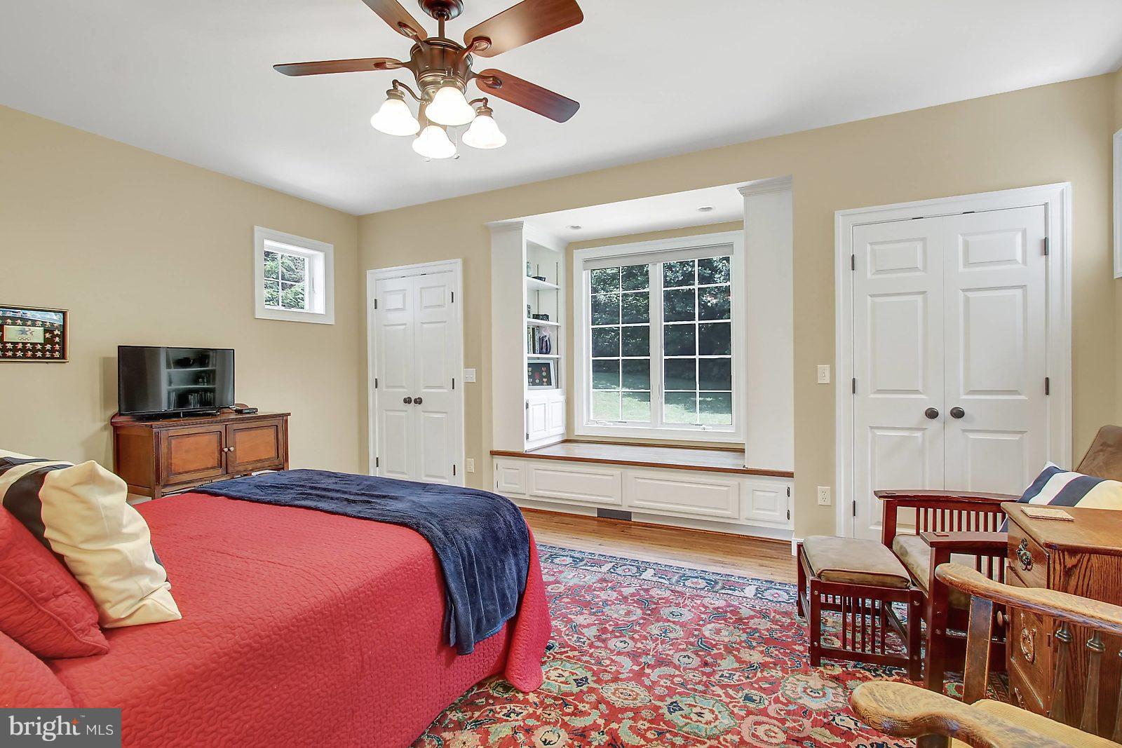 5325 Sweet Air Road Baldwin, MD 21013 - Photo 13 of 30 1st floor Bedroom, twin closets, window seat