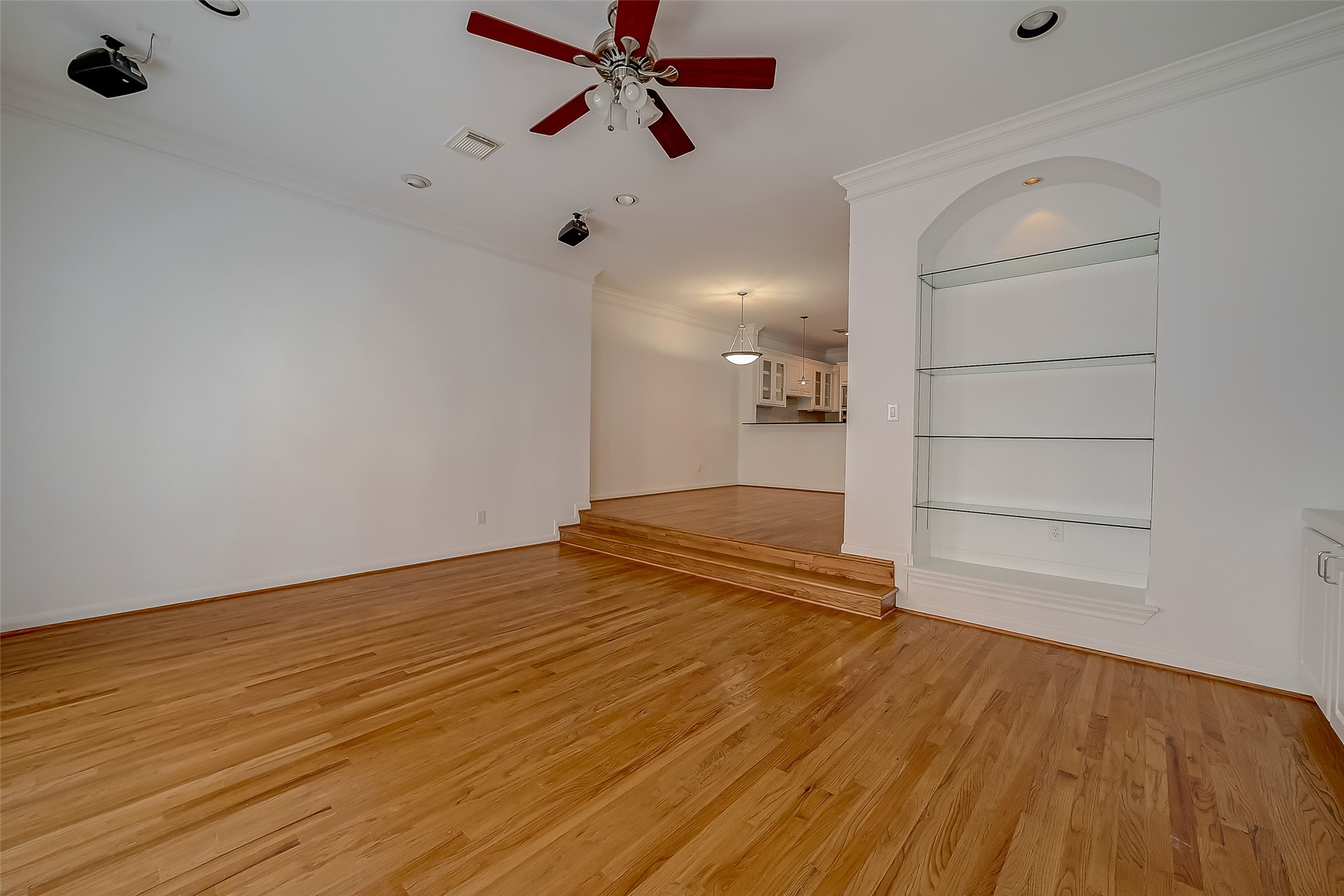 1507 Roy Street Houston, TX 77007 - Photo 8 of 20 wooden floor in an empty room