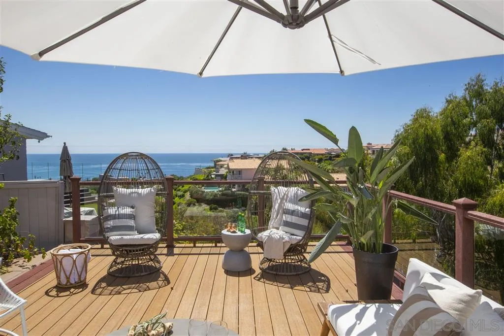 918 Sandpiper Place La Jolla, CA 92037 - Photo 23 of 25 a view of a living room and a wooden floor