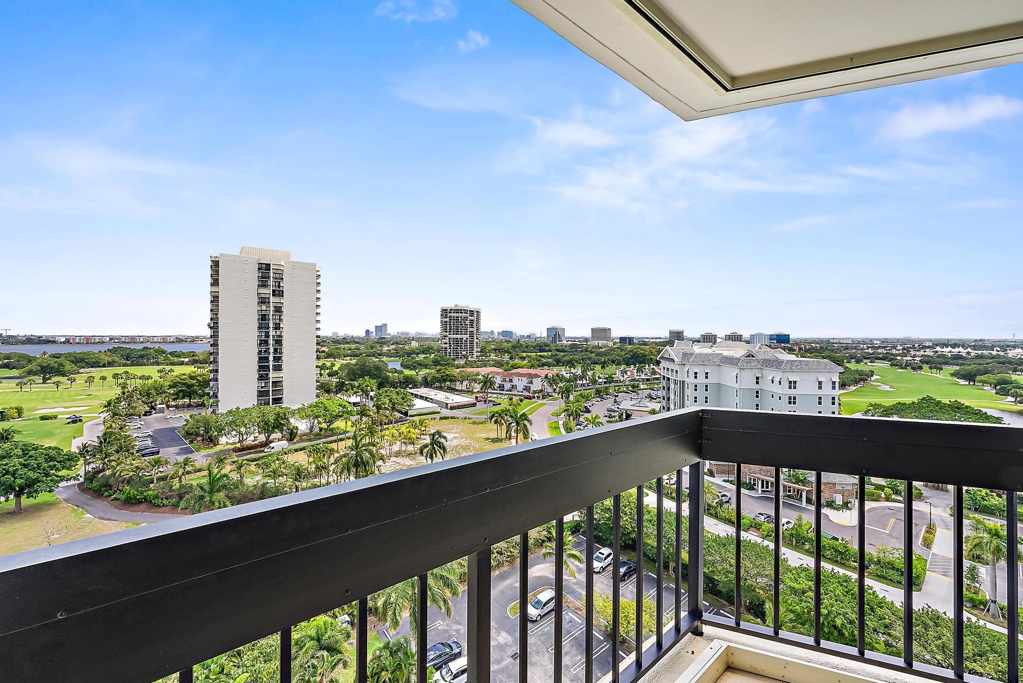 2400 Presidential Way, Unit 1204 West Palm Beach, FL 33401 - Photo 35 of 55 a city view from a balcony