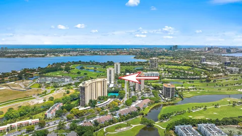 a view of a city with tall buildings