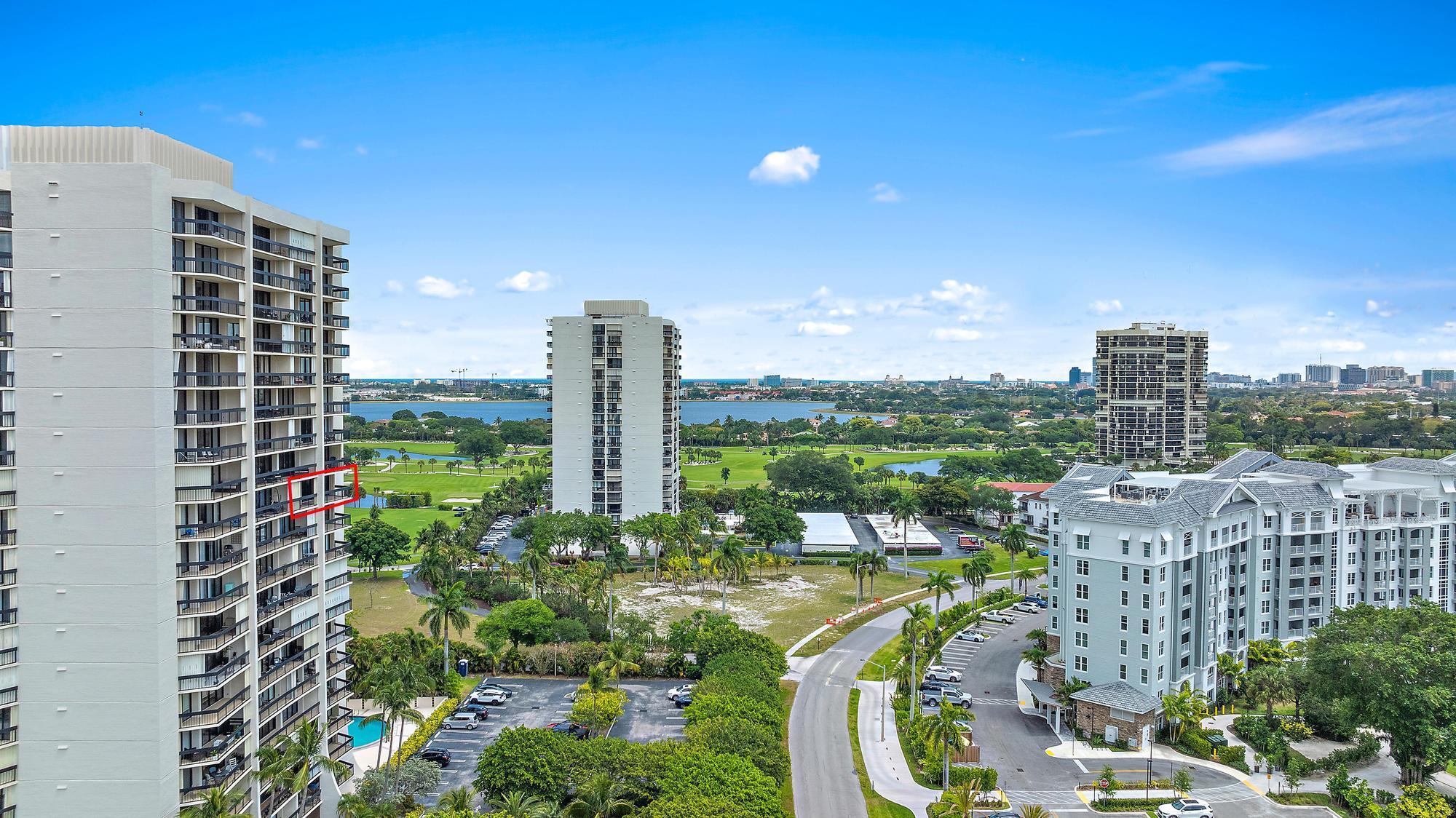 2400 Presidential Way, Unit 1204 West Palm Beach, FL 33401 - Photo 48 of 55 a view of a city with tall buildings