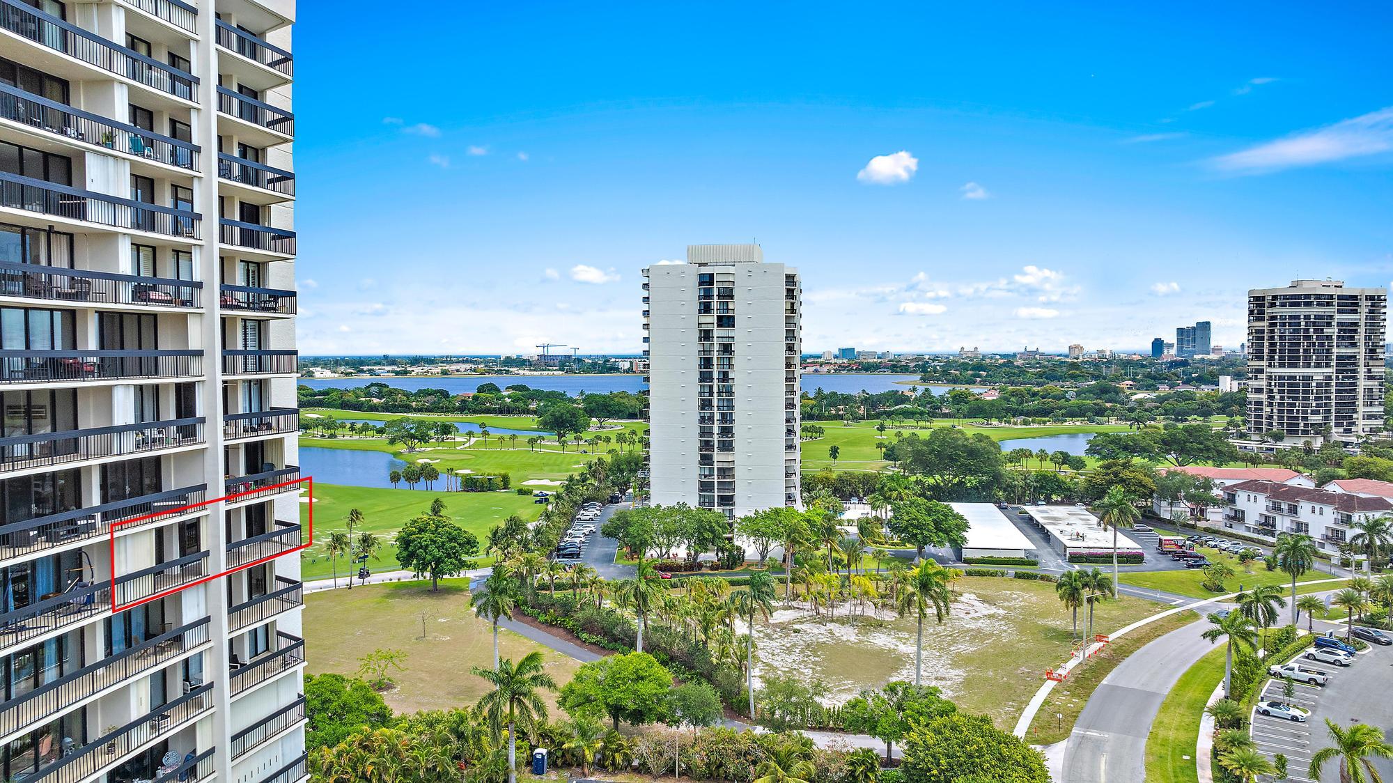 2400 Presidential Way, Unit 1204 West Palm Beach, FL 33401 - Photo 49 of 55 a view of a city with tall buildings