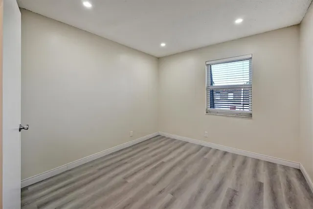 wooden floor in a room