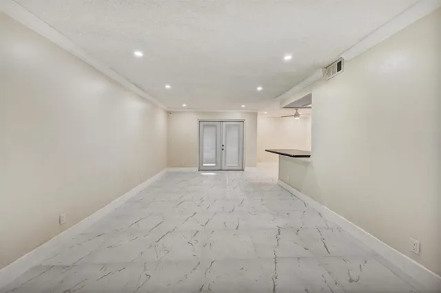 a view of empty room