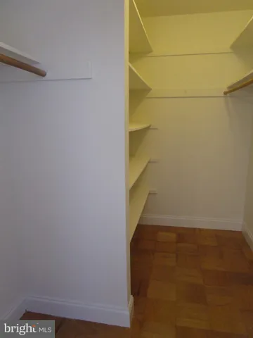 a view of walk in closet