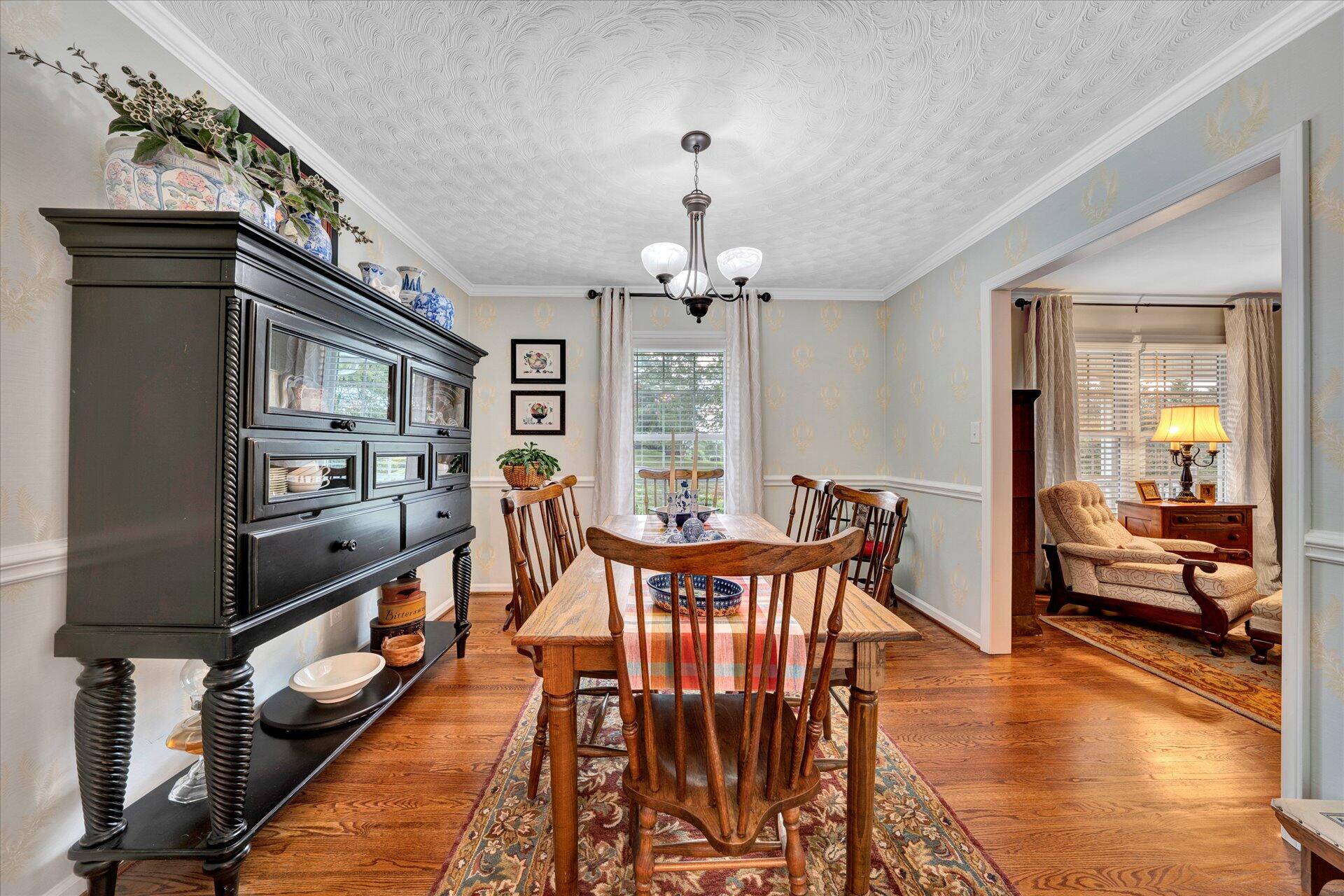 307 North Preston Road Vinton, VA 24179 - Photo 13 of 48 a view of a dining room with furniture window and wooden floor