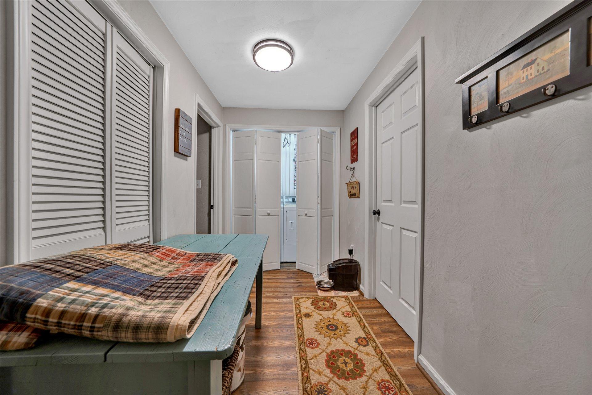 307 North Preston Road Vinton, VA 24179 - Photo 41 of 48 a bedroom with a bed and a rug