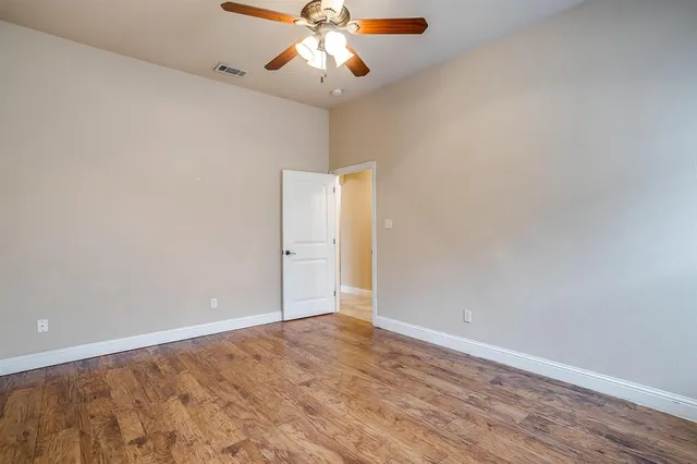 wooden floor in an empty room
