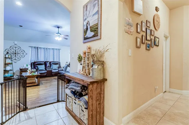 a view of a kitchen and dining room