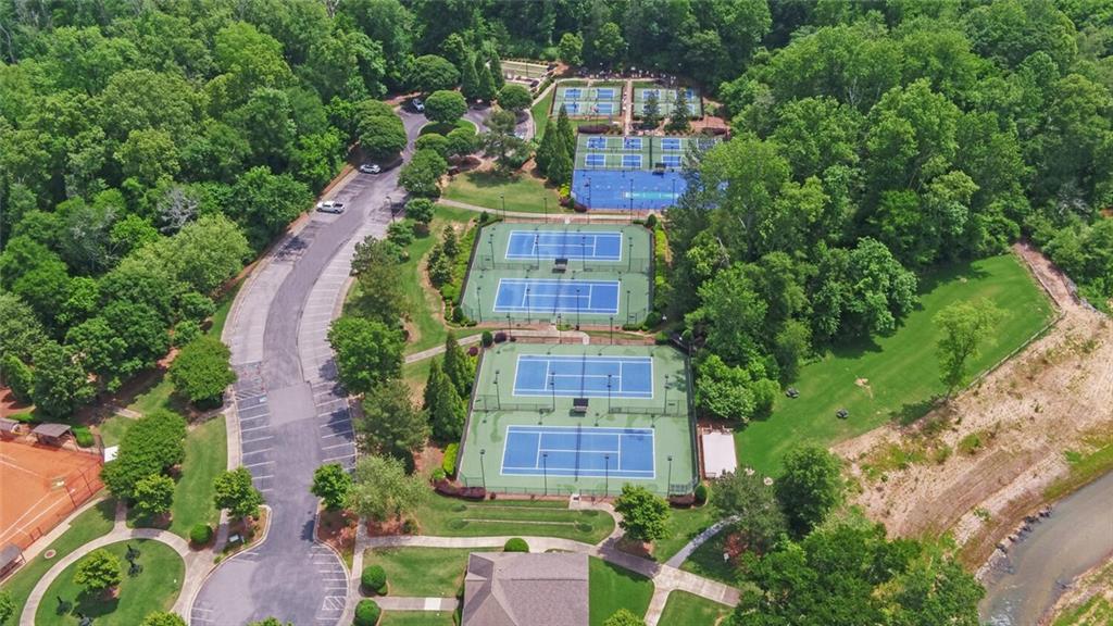 6213 Azalea Way Hoschton, GA 30548 - Photo 54 of 56 an aerial view of a house