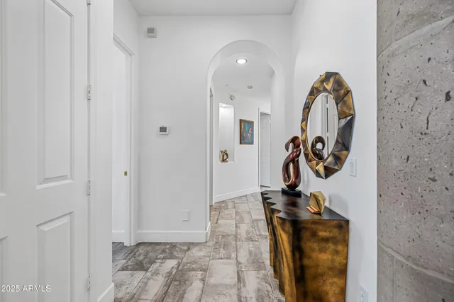 a view of a swimming pool and outdoor space