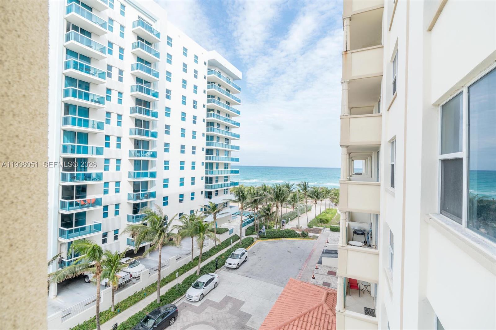 9195 Collins Avenue, Unit 611 Surfside, FL 33154 - Photo 18 of 33 a view of a balcony