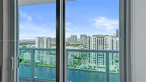 a view of a city from a window