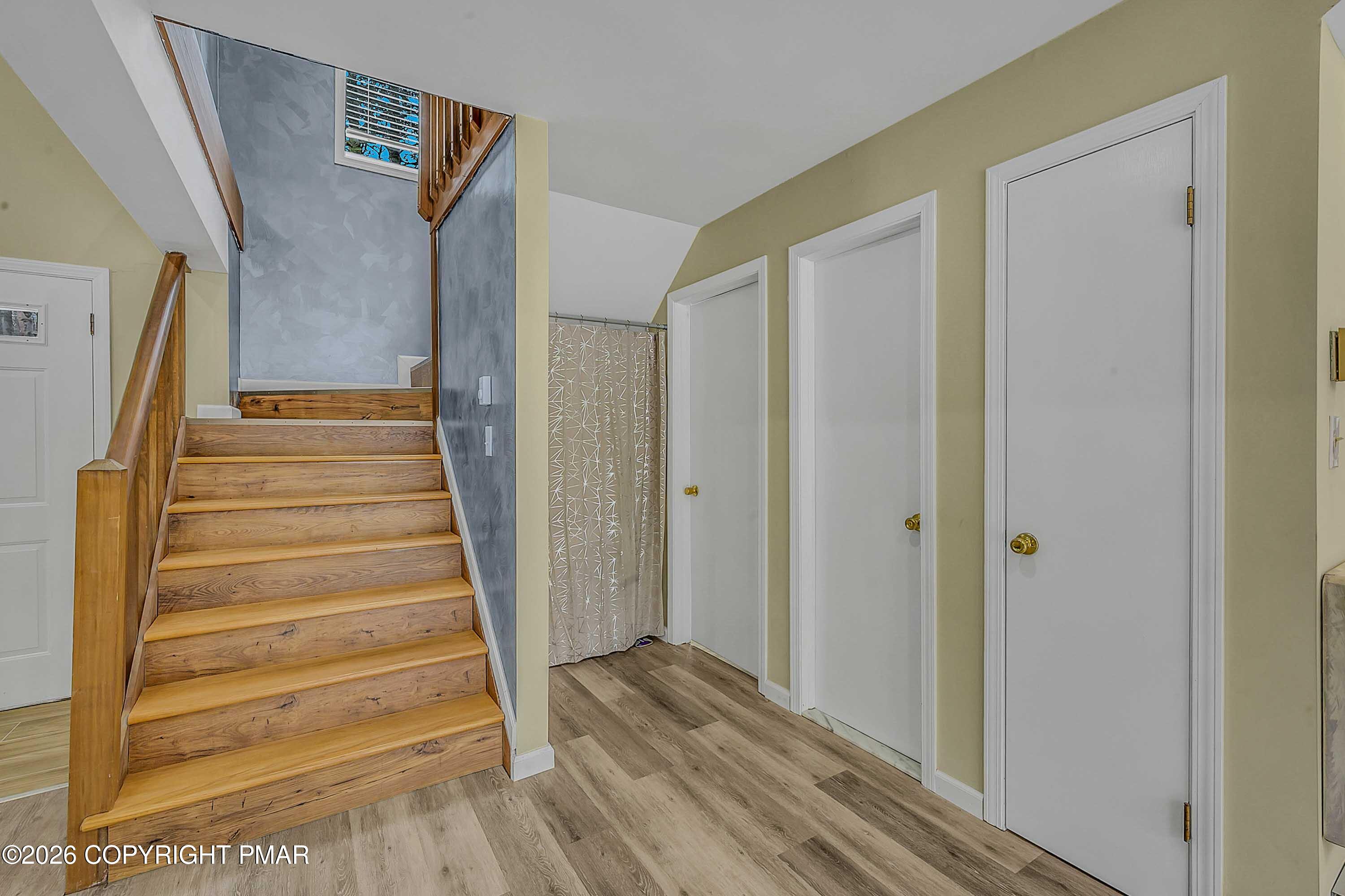 1027 Valley Road Newfoundland, PA 18445 - Photo 13 of 31 a view of entryway with wooden floor