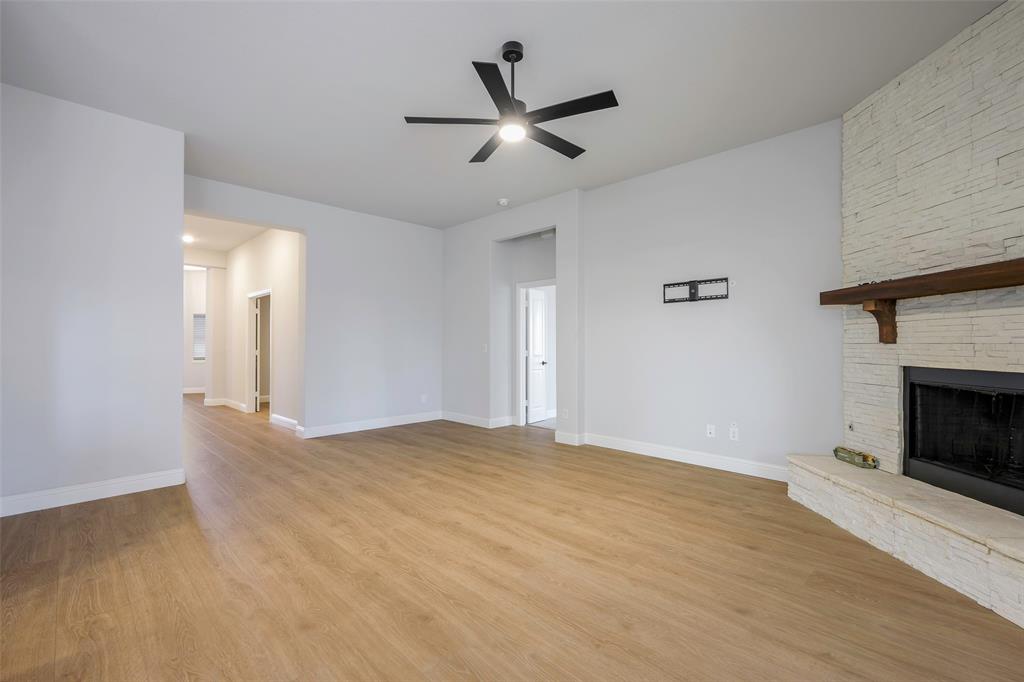 226 Comanche Trail Alvarado, TX 76009 - Photo 5 of 28 a view of empty room with a fireplace