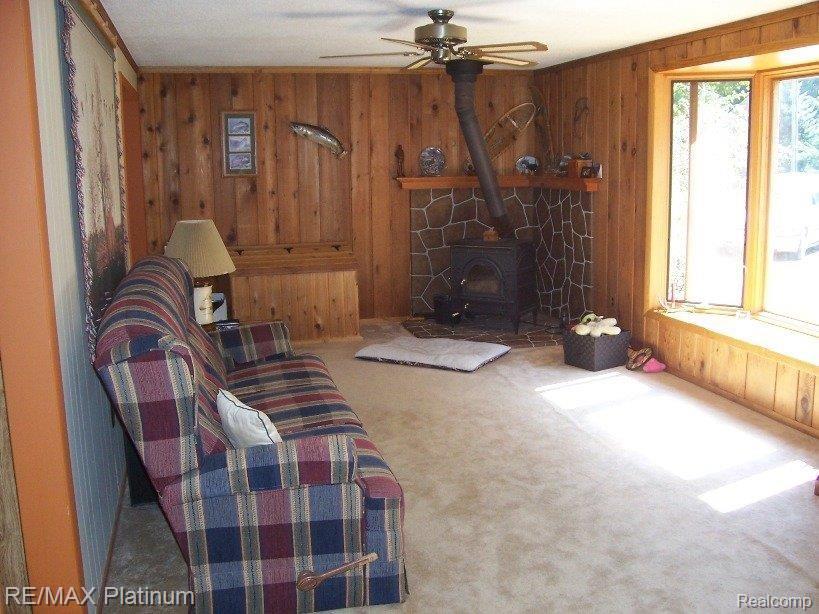 20550 North Lake Road Gregory, MI 48137 - Photo 7 of 13 nl_family_room_w_woodburner