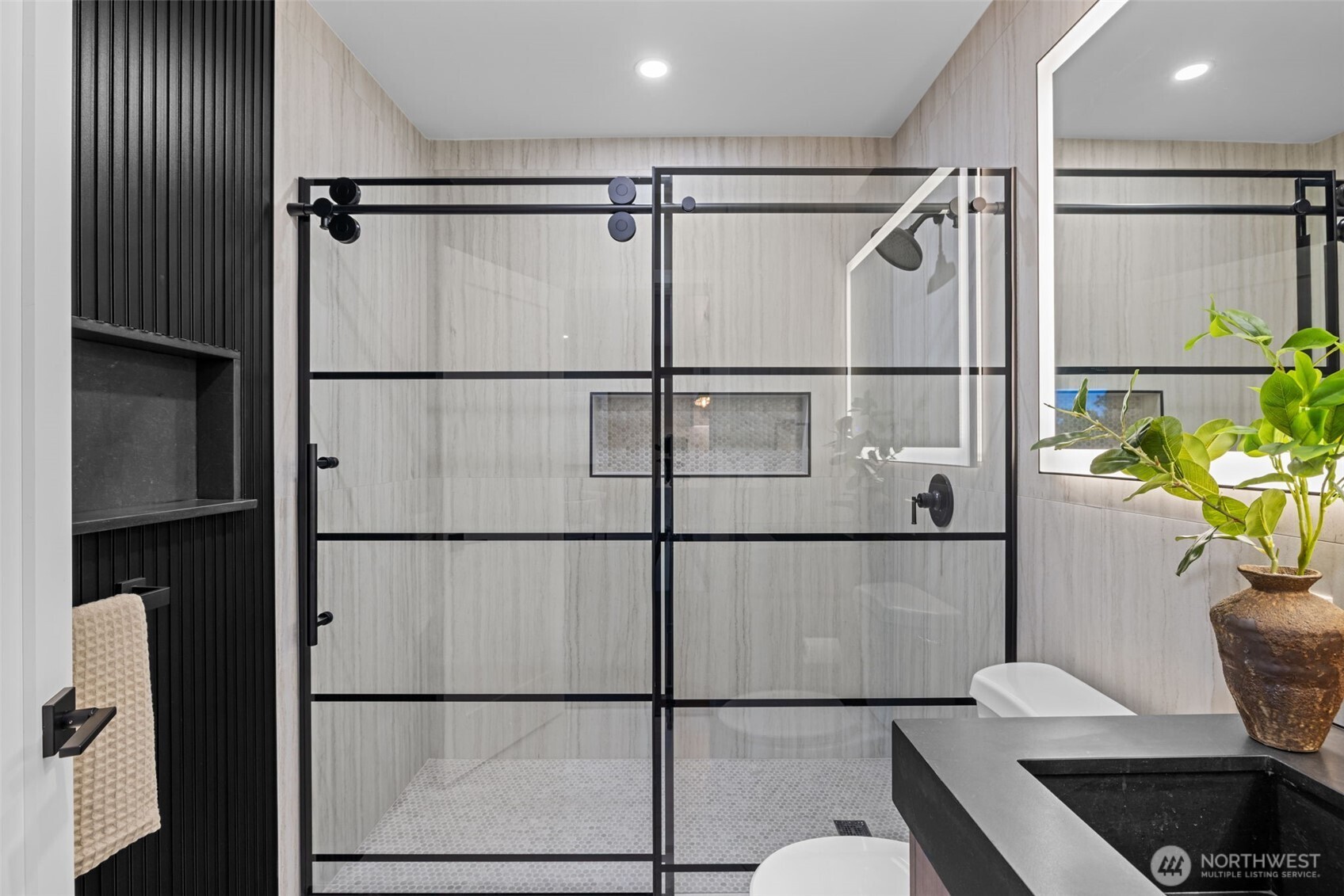 4725 37th Avenue Southwest Seattle, WA 98126 - Photo 14 of 37 a bathroom with a shower