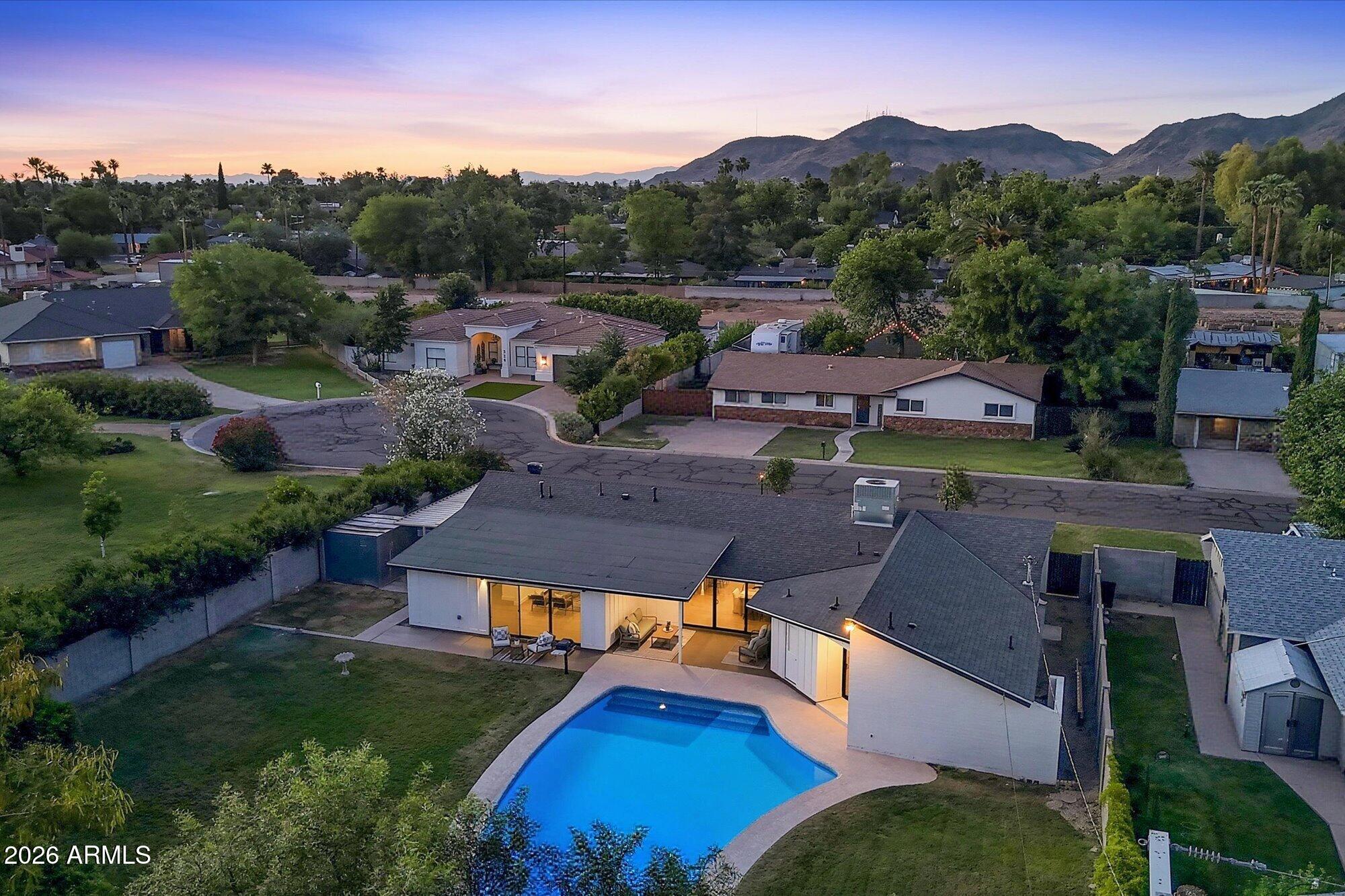 325 West Loma Lane Phoenix, AZ 85021 - Photo 25 of 30 Sky View of Backyard