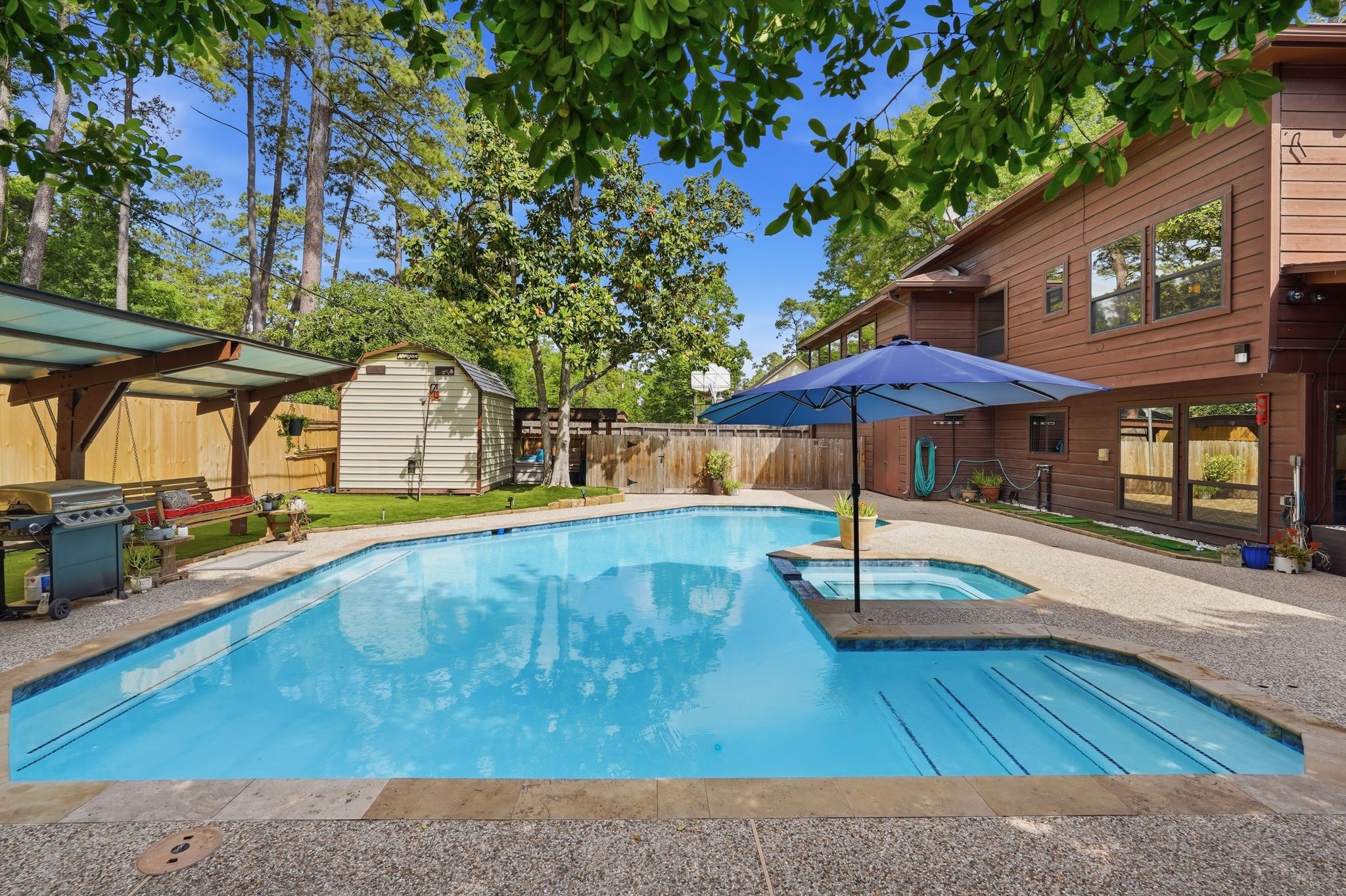 15007 Benfer Road Houston, TX 77069 - Photo 35 of 42 Resort Style Pool and Spa.