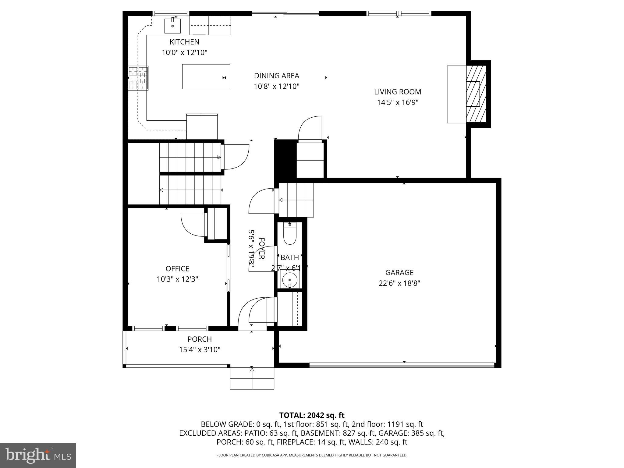 503 South Farm Crossing Road Severn, MD 21144 - Photo 45 of 46 Main Level Floor Plan
