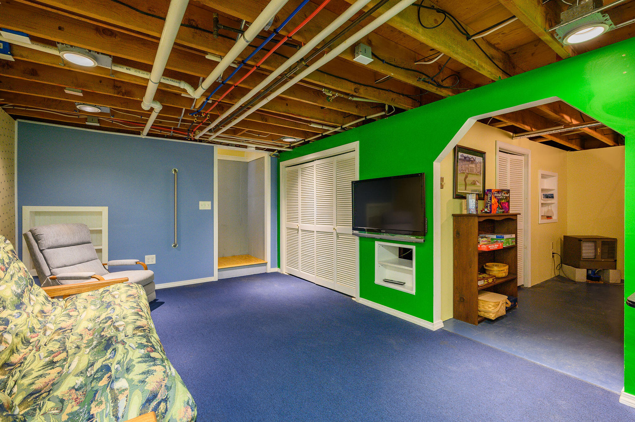 256 Buckskin Path Centerville, MA 02632 - Photo 26 of 38 a view of an empty room with a washing machine