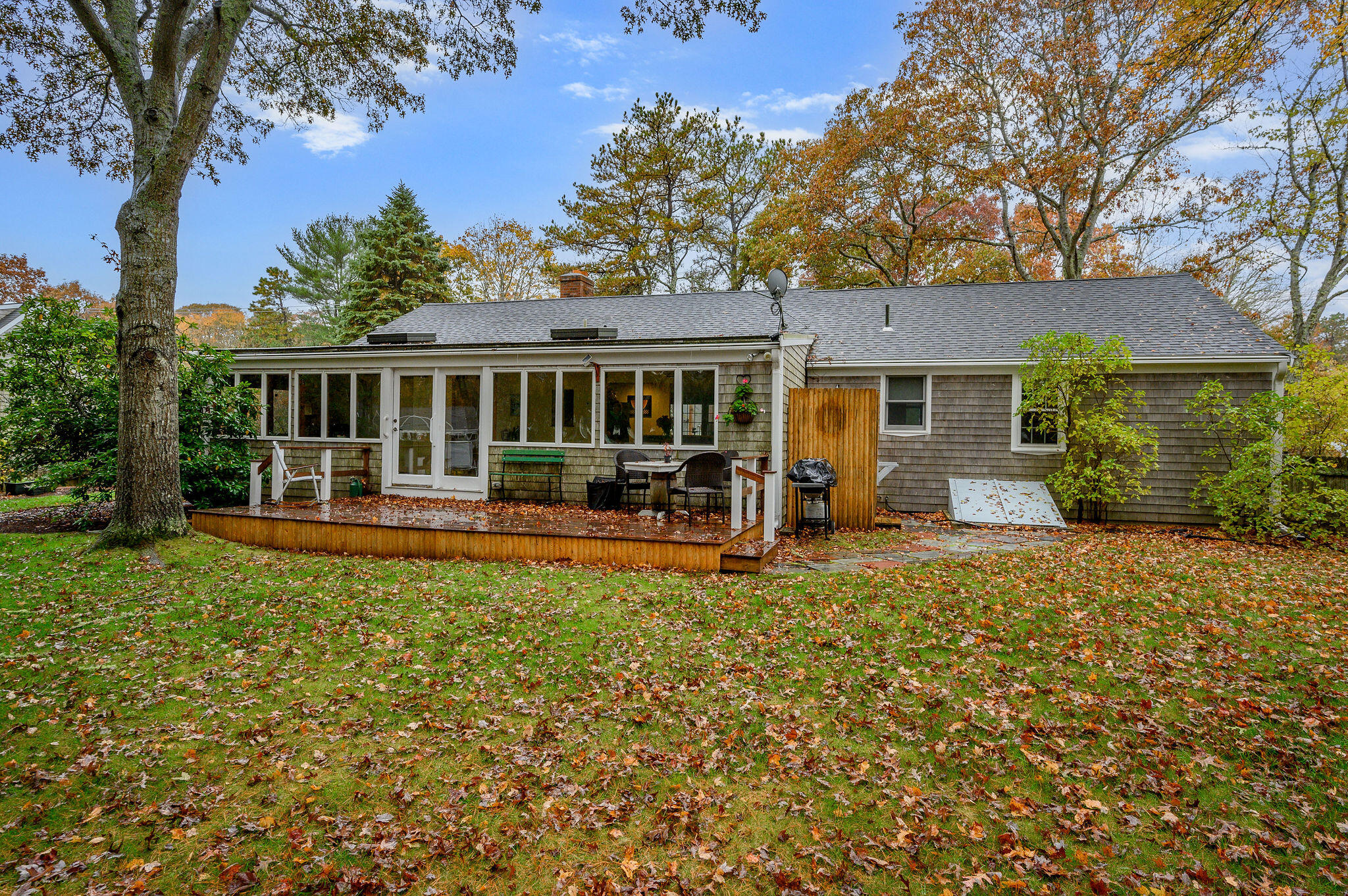 256 Buckskin Path Centerville, MA 02632 - Photo 29 of 38 front view of a house with a small yard