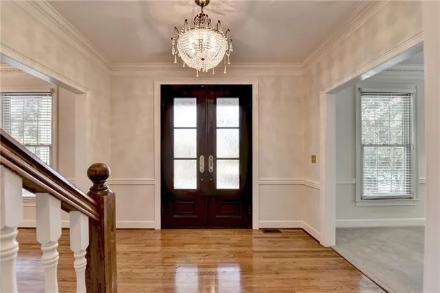 a view of an entryway