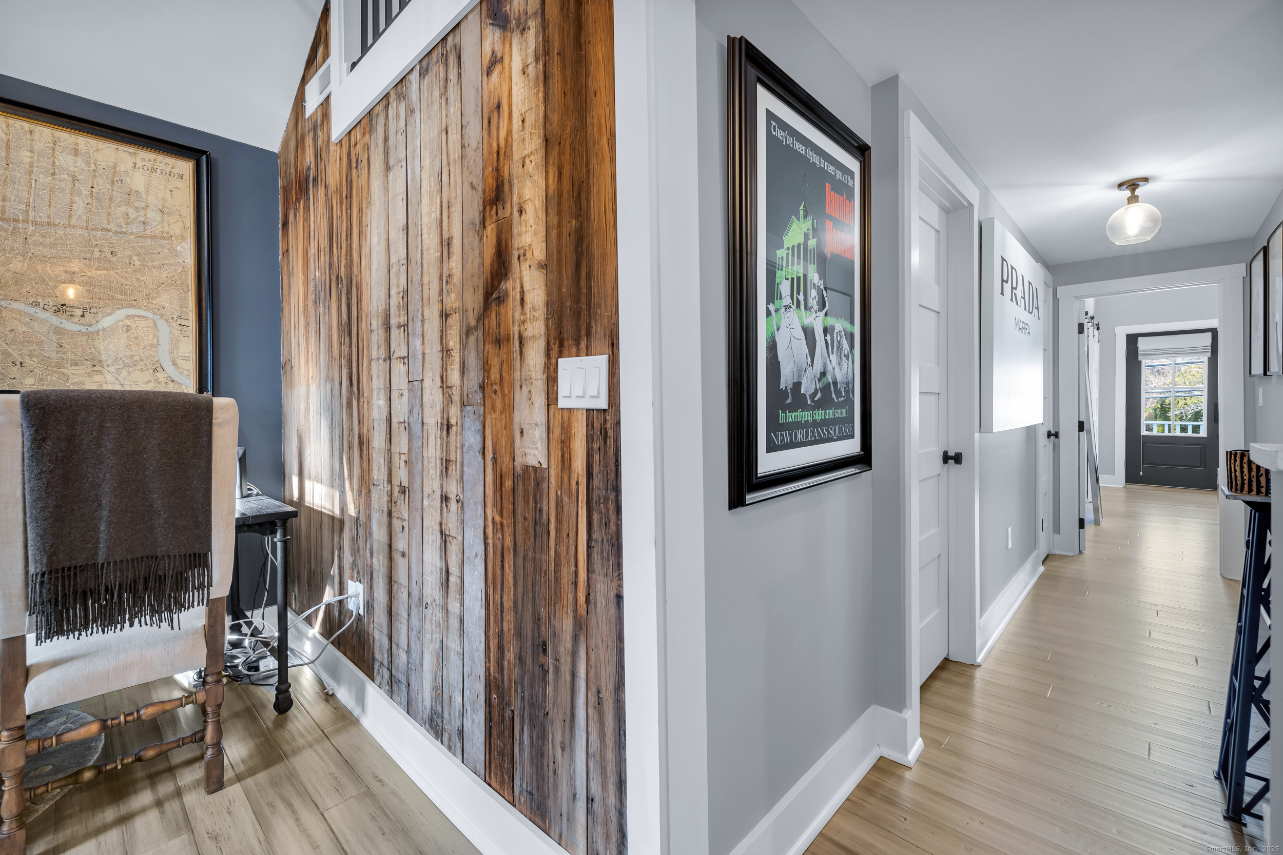285 Old Whitfield Street Guilford, CT 06437 - Photo 24 of 40 Office space shown at left, while the bedrooms are on the right, with the master suite at far end of hallway