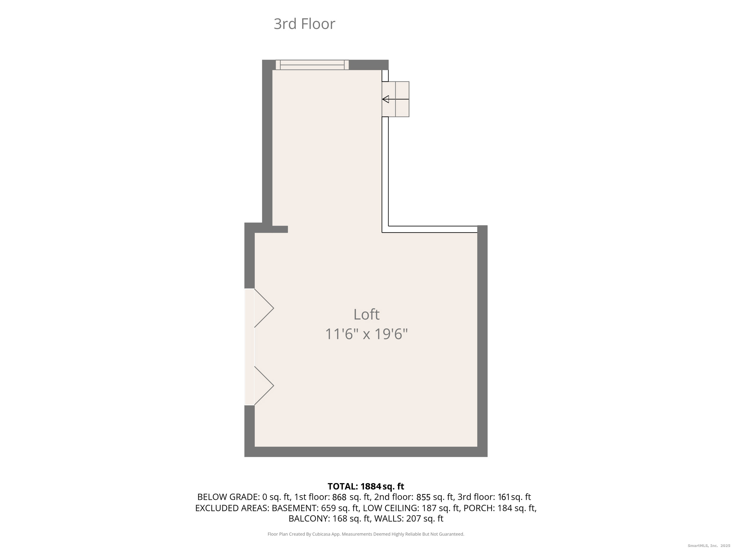 285 Old Whitfield Street Guilford, CT 06437 - Photo 39 of 40 FLOOR PLAN ~ upper level/loft
