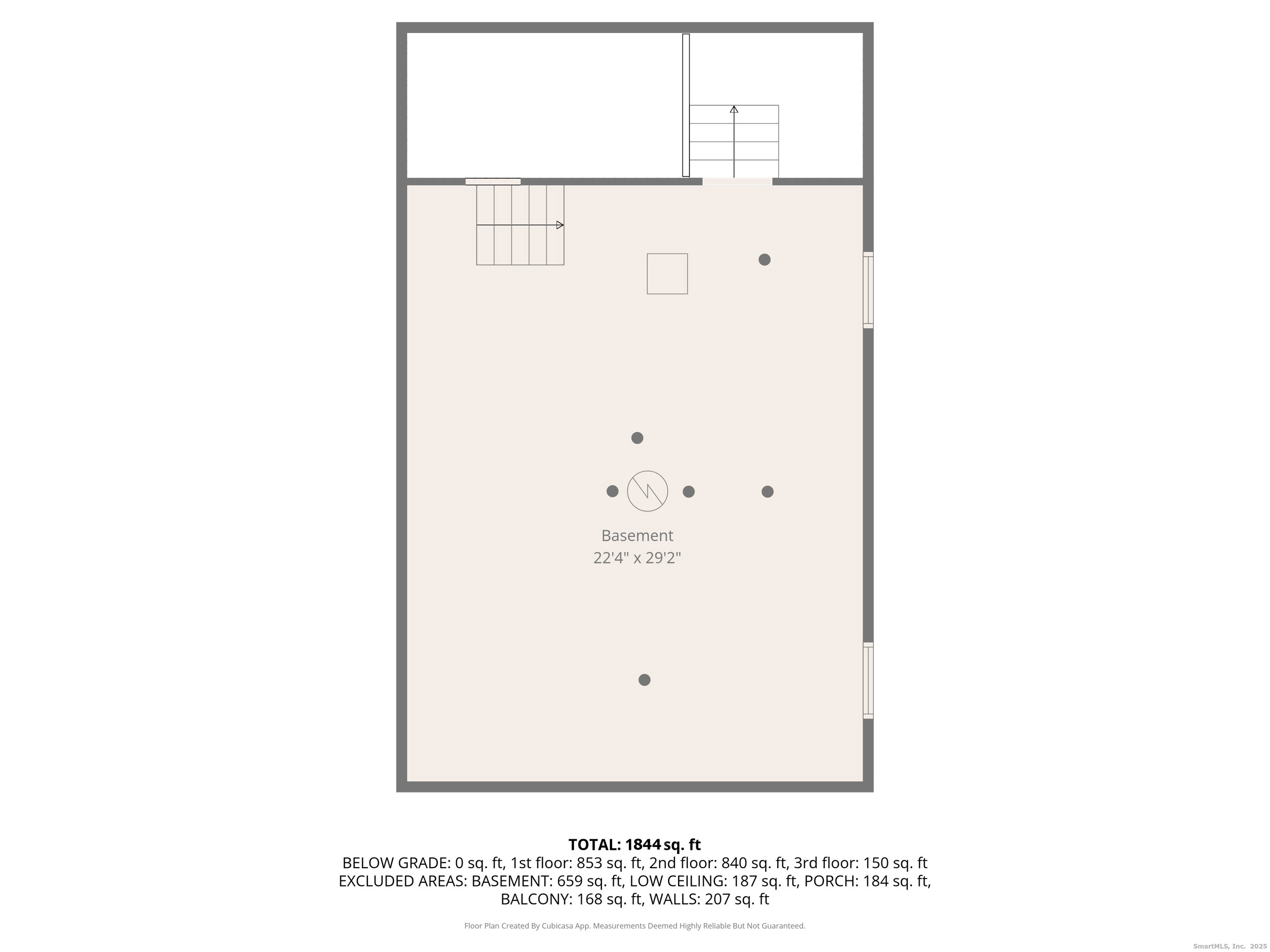 285 Old Whitfield Street Guilford, CT 06437 - Photo 40 of 40 FLOOR PLAN ~ lower level/basement