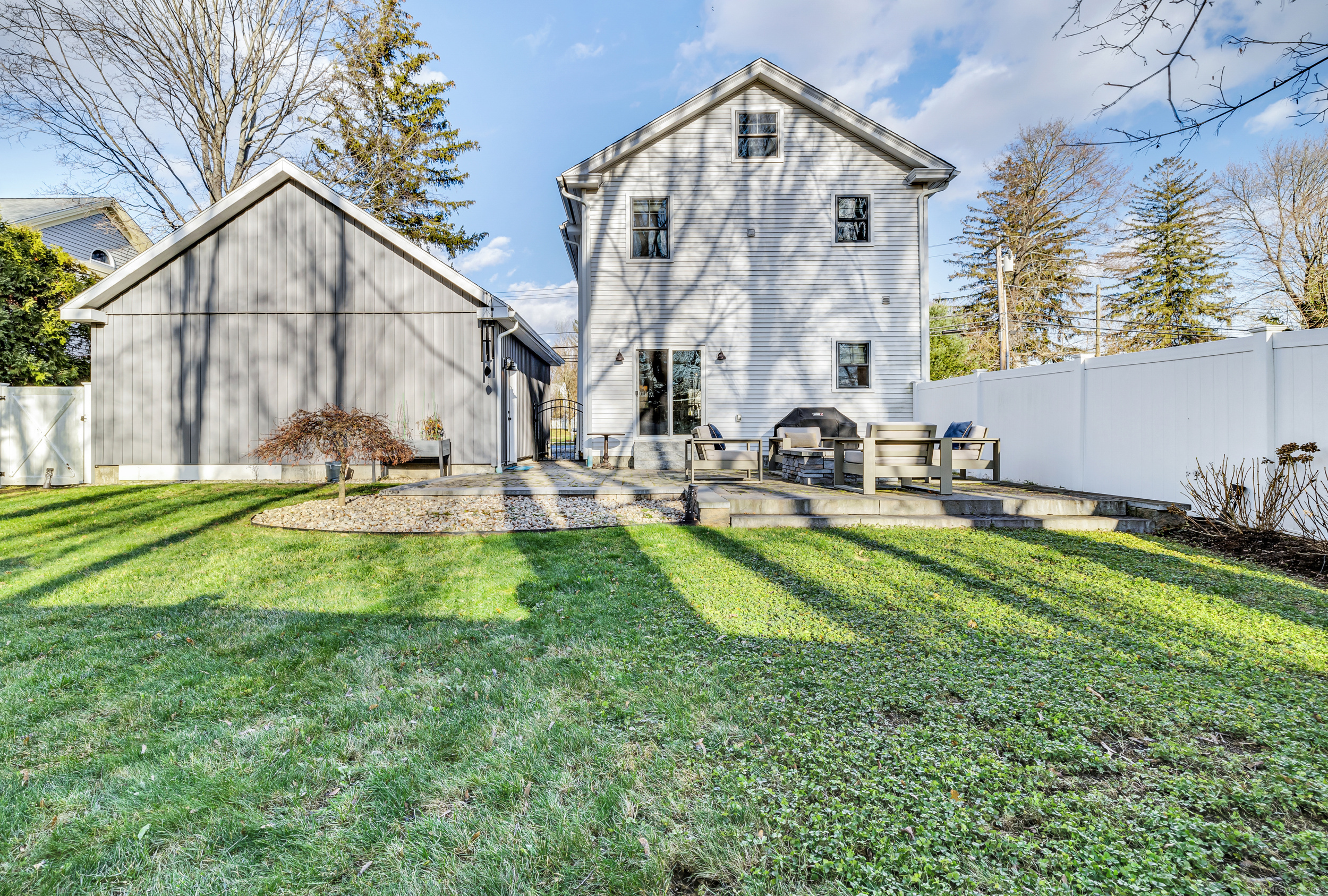 285 Old Whitfield Street Guilford, CT 06437 - Photo 29 of 40 This home sits on a level .15-acre lot with full fencing creating a perfect setting for summer fun, gardening, and outdoor gatherings.