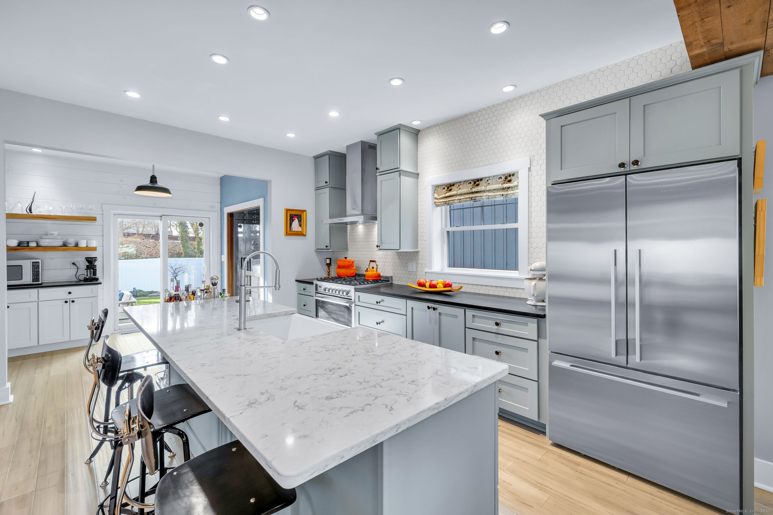 285 Old Whitfield Street Guilford, CT 06437 - Photo 9 of 40 Appliances include a dual-drawer dishwasher and a 5-burner gas cooktop with hood.