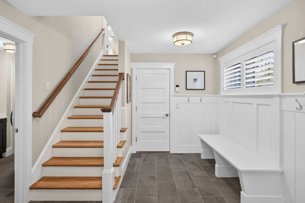 12 Talcott Pines Road Plymouth, MA 02360 - Photo 29 of 41 a view of entryway with stairs and wooden floor