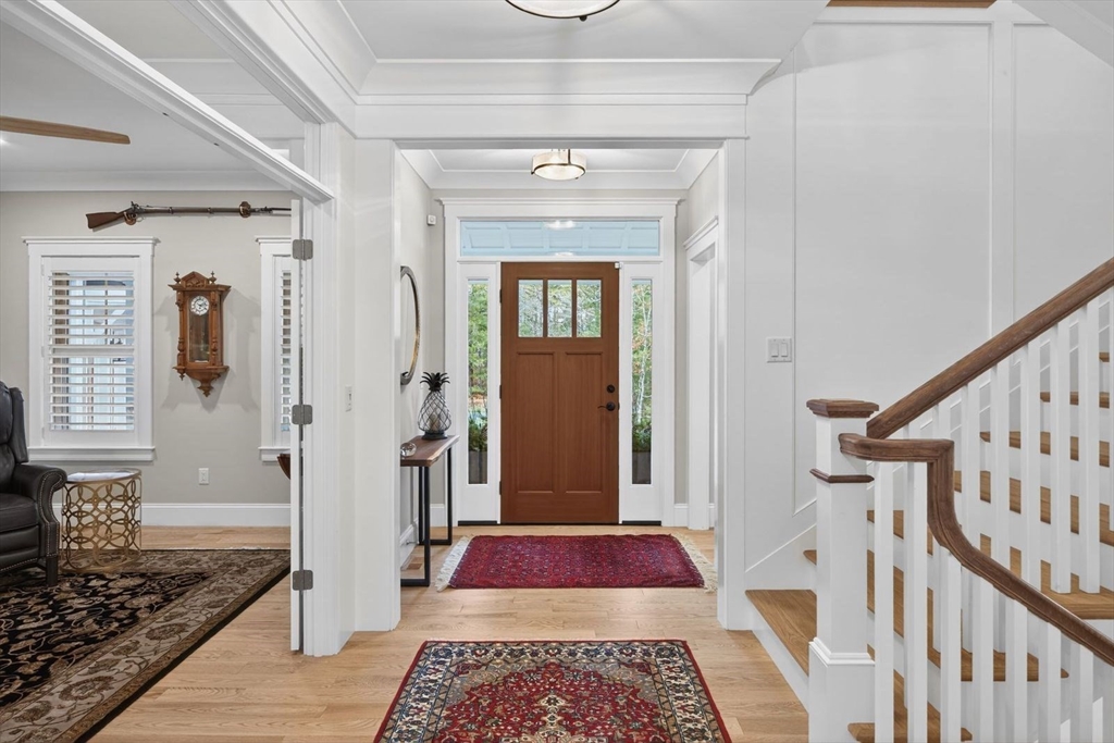 12 Talcott Pines Road Plymouth, MA 02360 - Photo 3 of 41 a view of a hallway view with staircase