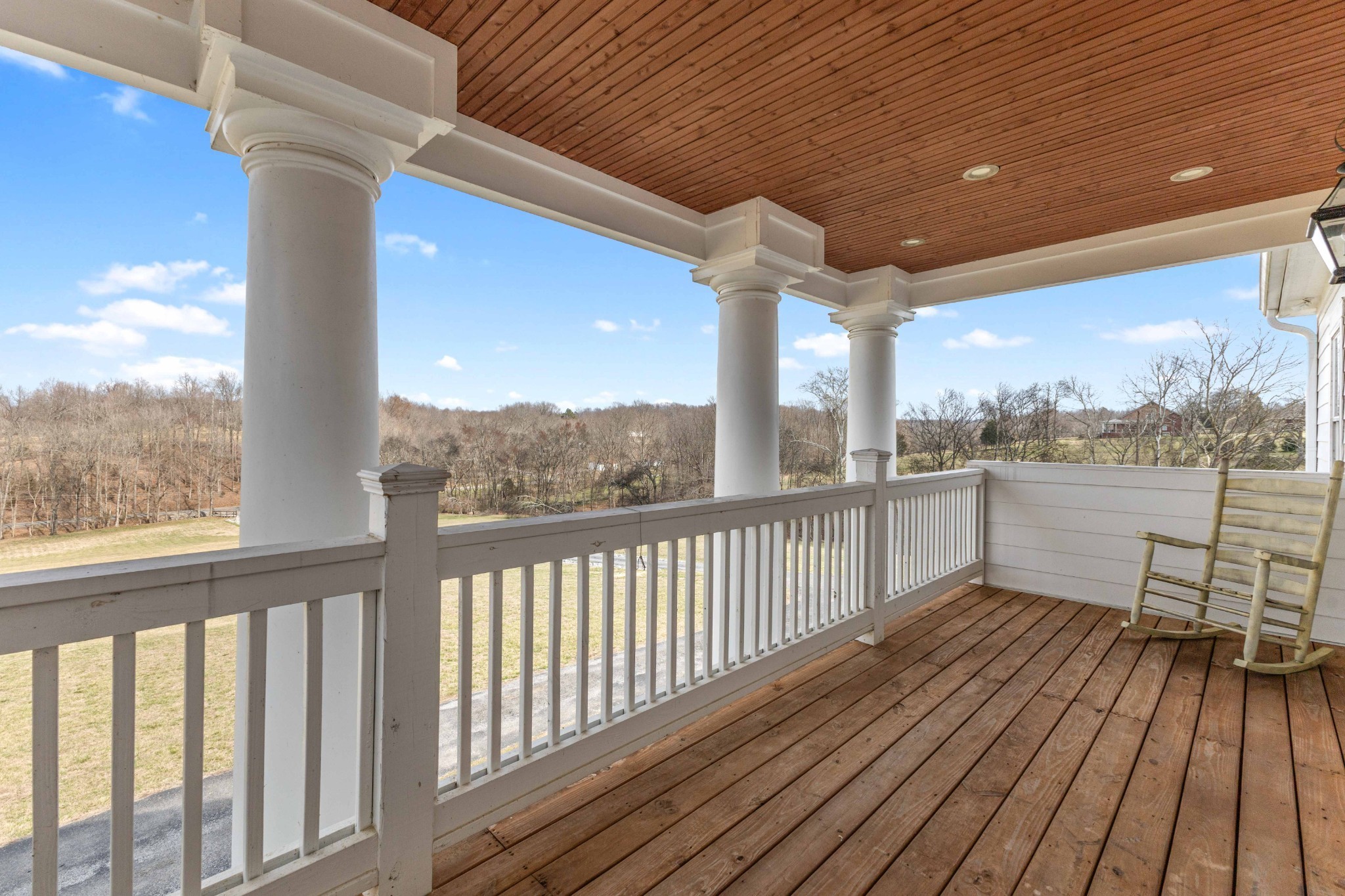 1103 Rogues Fork Road Bethpage, TN 37022 - Photo 58 of 100 a view of a balcony with wooden floor