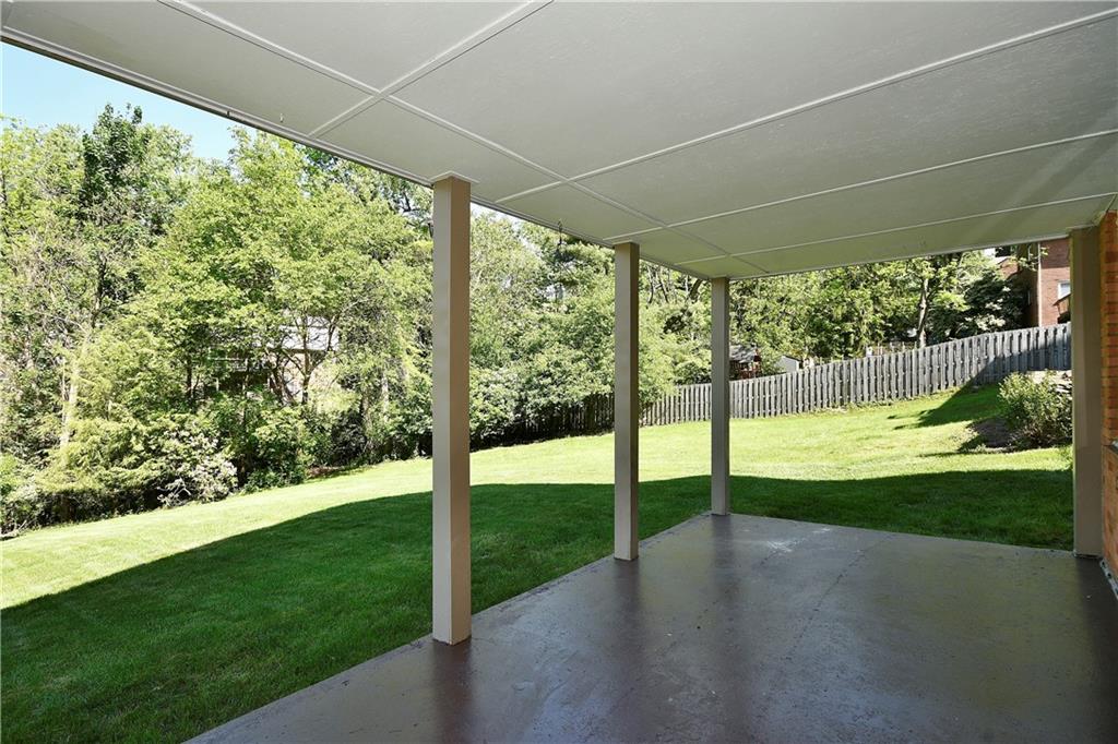 1360 Washington Road Pittsburgh, PA 15228 - Photo 44 of 44 a view of back yard from a window