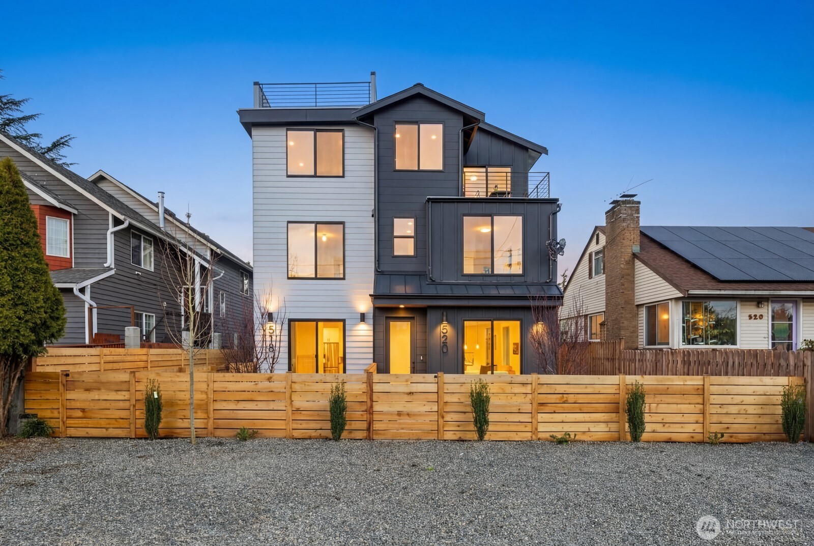 520 North 102nd Street Seattle, WA 98133 - Photo 2 of 20 a front view of a house with a yard
