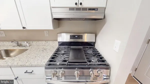 a close view of stove