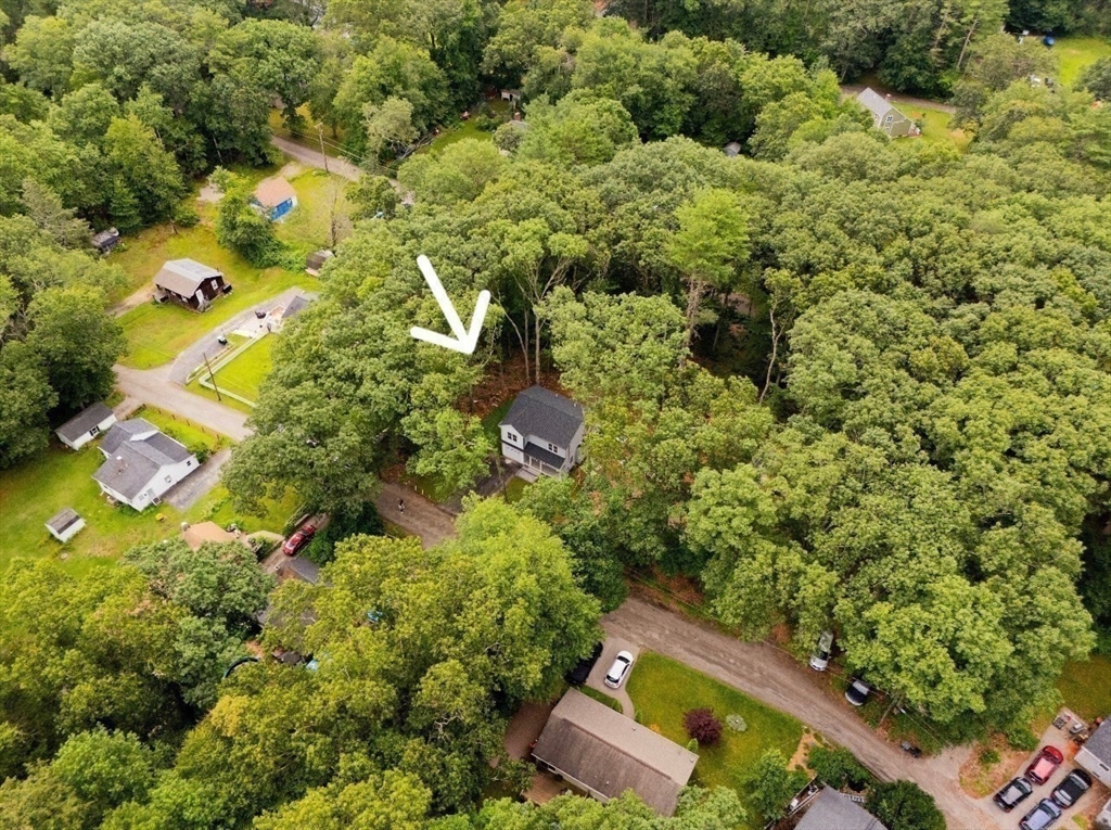 75 Hiland Road Charlton, MA 01507 - Photo 34 of 38 an aerial view of residential house with outdoor space and trees all around