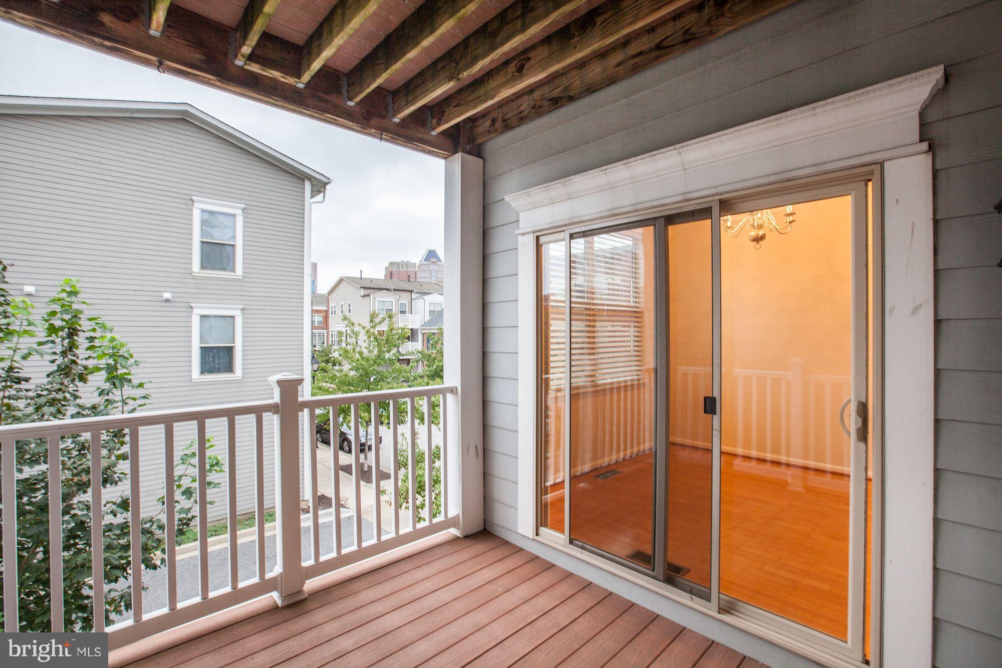 122 South Exeter Street, Unit 126 Baltimore, MD 21202 - Photo 14 of 27 Main level deck!